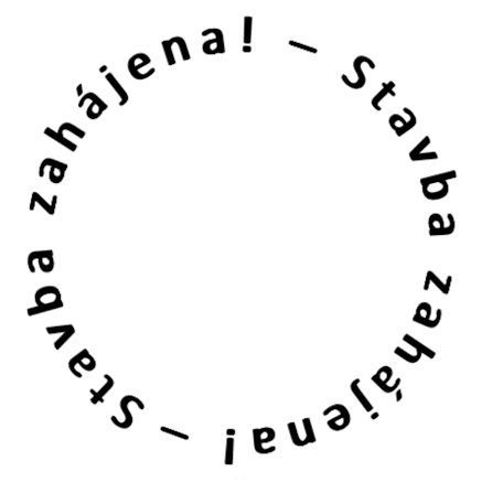 Razítko Stavba zaháhena